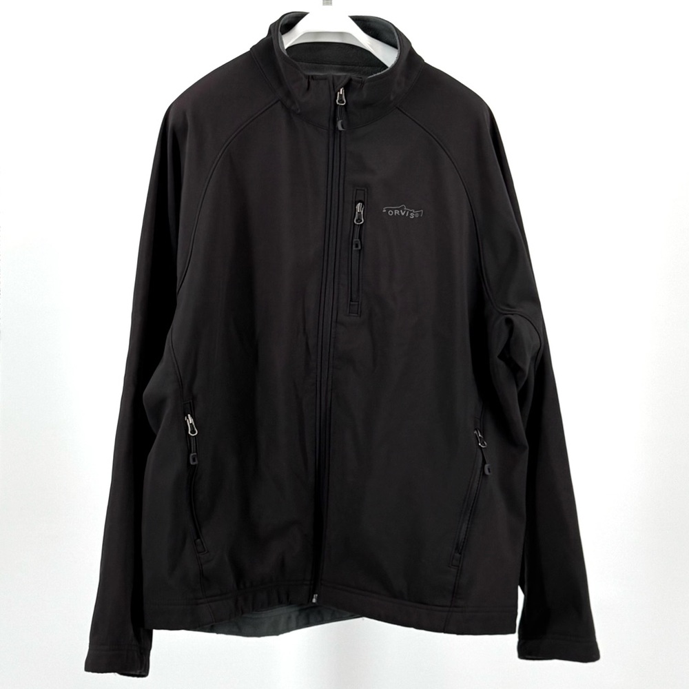Orvis Men’s Trout Bum Black Zip Up Jacket Size XL